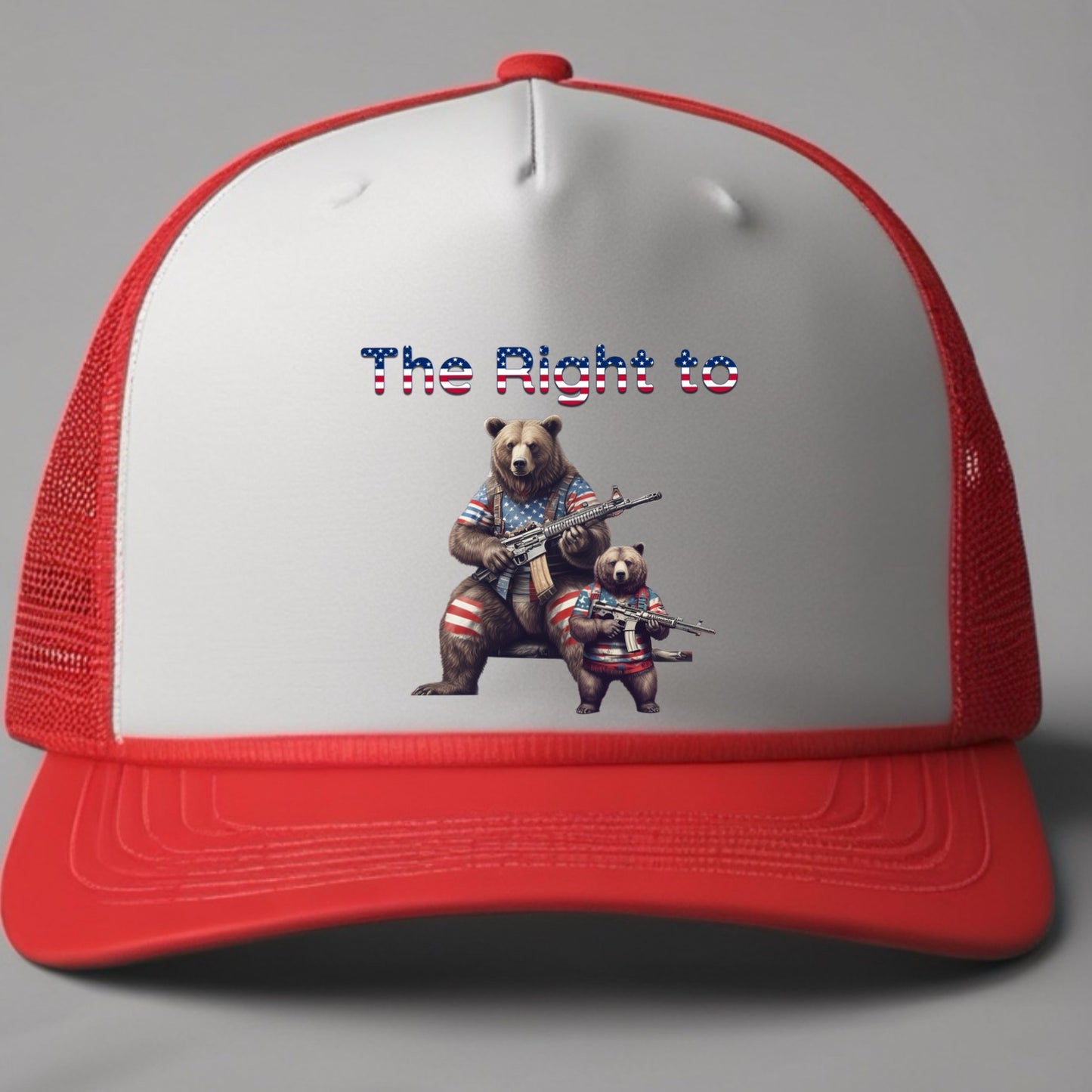 Mens Right to Bear Arms Trucker Hat