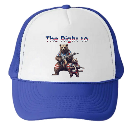 Mens Right to Bear Arms Trucker Hat